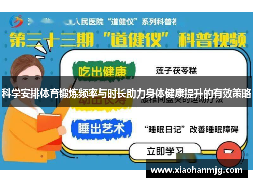 科学安排体育锻炼频率与时长助力身体健康提升的有效策略